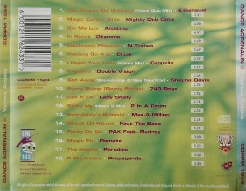 Various - Dance Adrenalin 6 CD