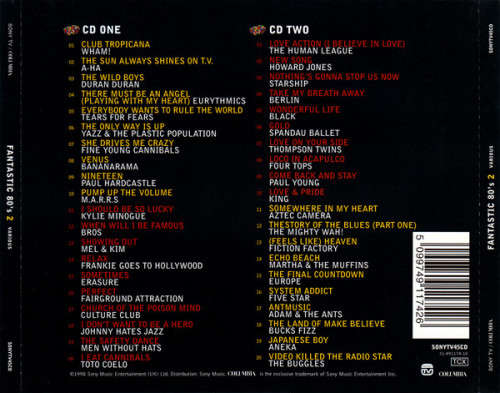 Various - Fantastic 80`s Volume 1 + 2 Double CD`s Import Set