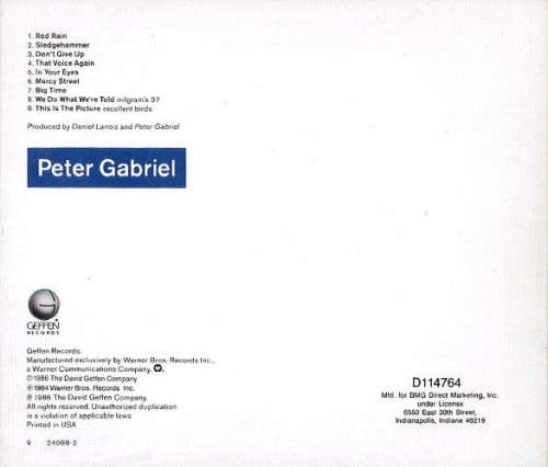 Peter Gabriel - So CD Import