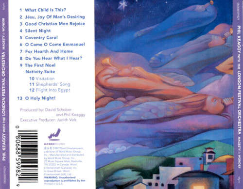 Phil Keaggy & London Festival Orchestra - Majesty & Wonder (An Instrumental Christmas) CD Import
