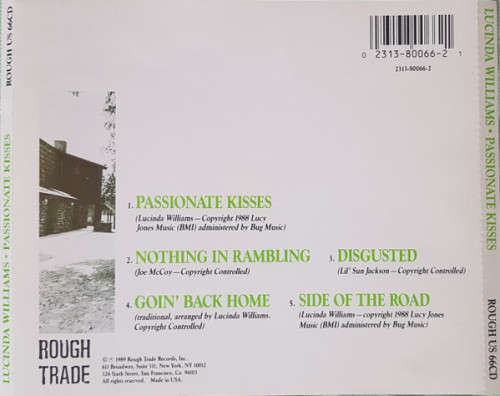Lucinda Williams - Passionate Kisses CD Import