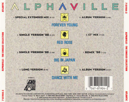 Alphaville - Singles Collection CD Import