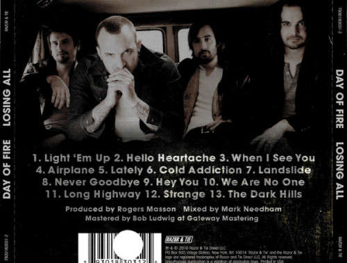 Day of Fire - Losing All CD Import