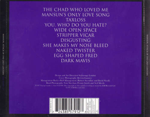 Mansun - Attack of the Grey Lantern CD Import