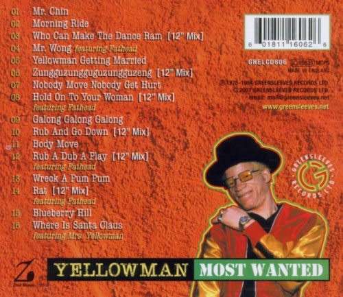 Yellowman - Most Wanted CD Import