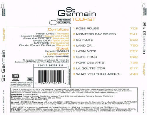 St Germain - Tourist CD Import