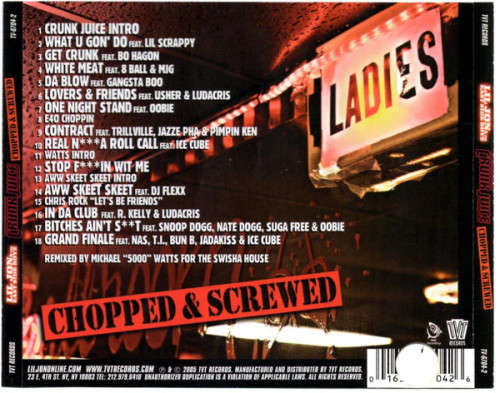 Lil Jon and East Side Boyz - Crunk Juice (Chopped and Screwed) CD Import
