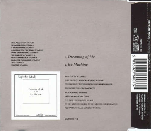 Depeche Mode - Dreaming Of Me CD Maxi Single Import