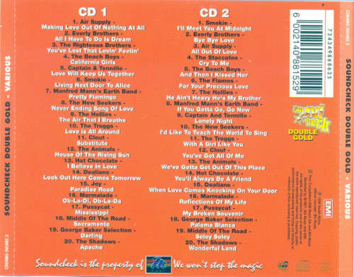 Various - Sound Check Double Gold CD