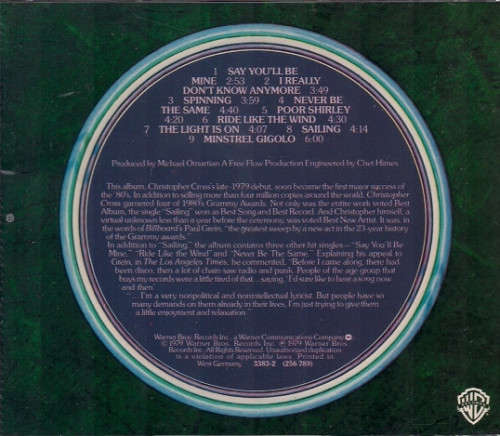 Christopher Cross - Christopher Cross CD Import