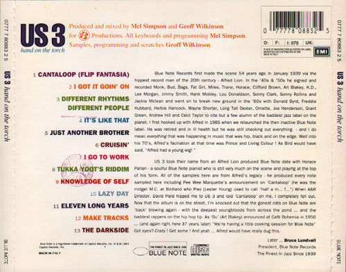 Us3 - Hand On the Torch CD Import