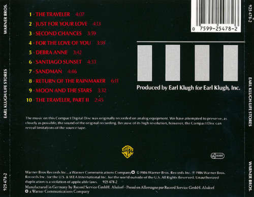 Earl Klugh - Life Stories CD Import