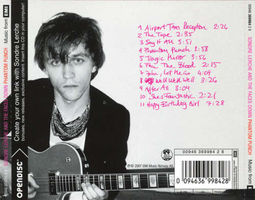 Sondre Lerche and the Faces Down - Phantom Punch CD Import