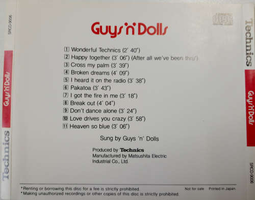 Guys `n` Dolls - Guys `n` Dolls CD Import