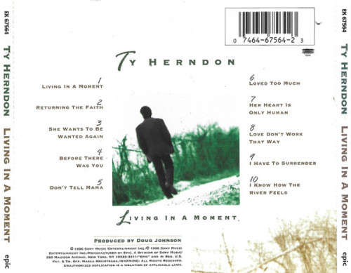 Ty Herndon - Living In a Moment CD Import