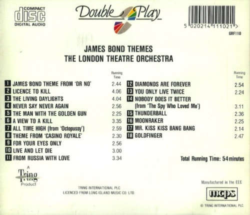 London Theatre Orchestra - James Bond Film Themes CD Import