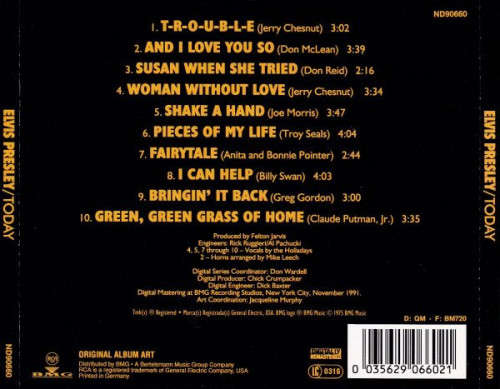 Elvis Presley - Today CD Import