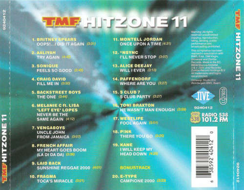 Various - TMF Hitzone 11 CD Import