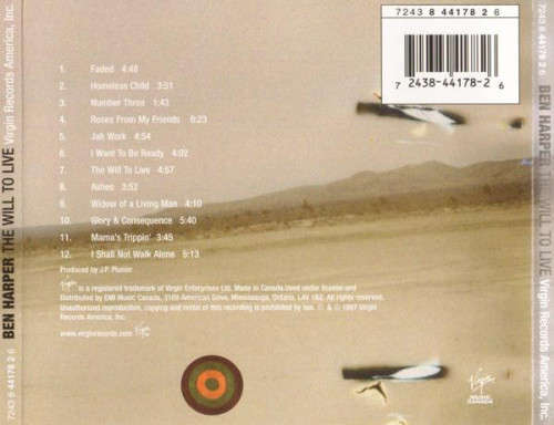 Ben Harper - The Will To Live CD Import