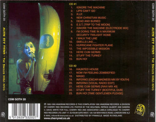Alien Sex Fiend - Singles 1983-1995 Double CD Import AJ