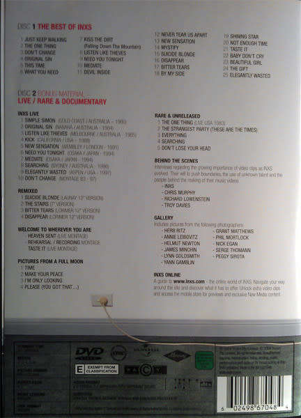 INXS - I'm Only Looking - Best of CD & DVD Import