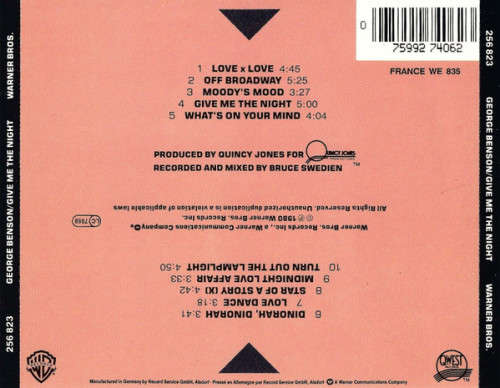 George Benson - Give Me the Night CD Import