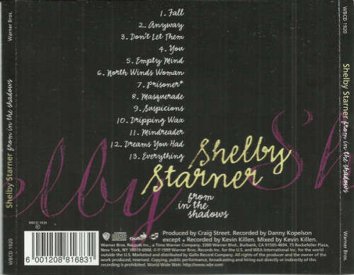 Shelby Starner - From In the Shadows CD