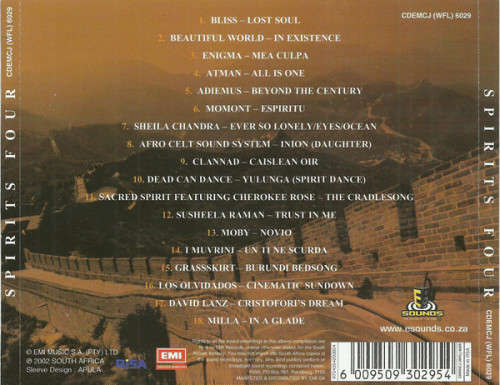 Various - Spirits: Music For the Soul Volume 4 CD