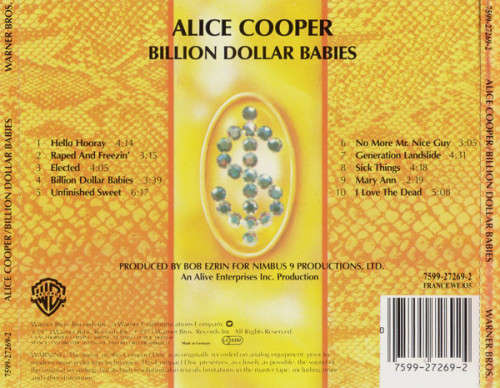 Alice Cooper - Billion Dollar Babies CD Import