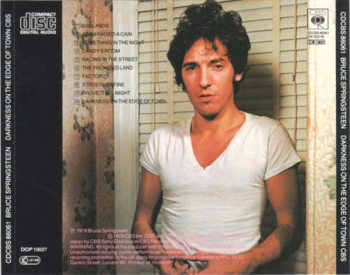 Bruce Springsteen - Darkness On the Edge of Town CD Import