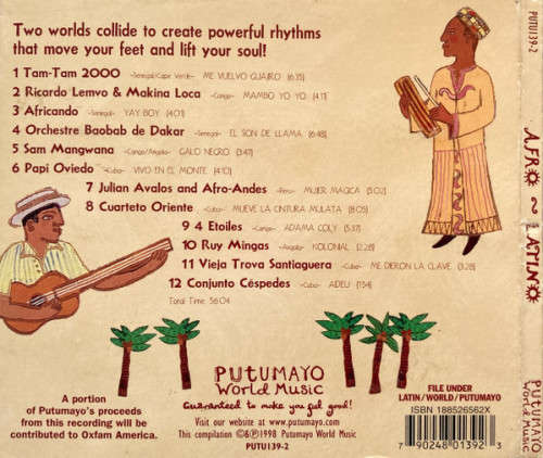 Putumayo Various - Afro-Latino CD Import