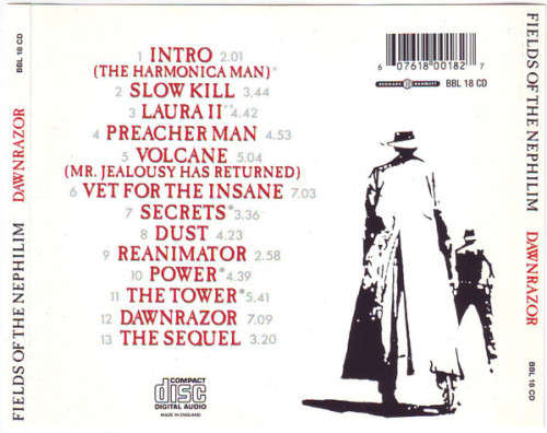 Fields of the Nephilim - Dawnrazor CD Import AJ