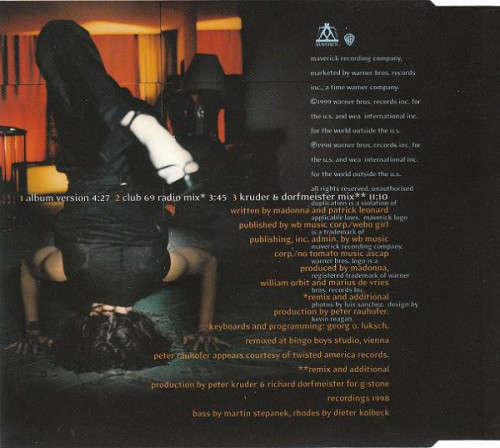 Madonna - Nothing Really Matters CD Maxi Single Import