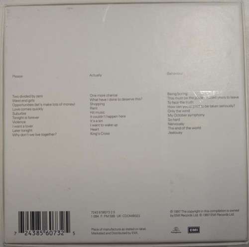 Pet Shop Boys - Originals 3x CD Box Set Import