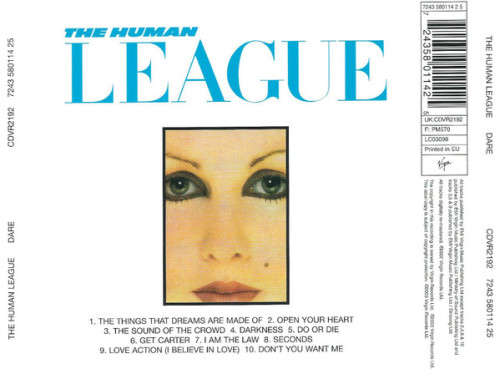 Human League - Dare CD Import