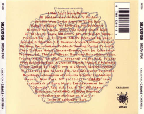 Silverfish - Organ Fan CD Import