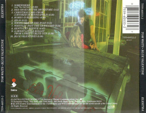 Tom Waits - Blue Valentine CD Import