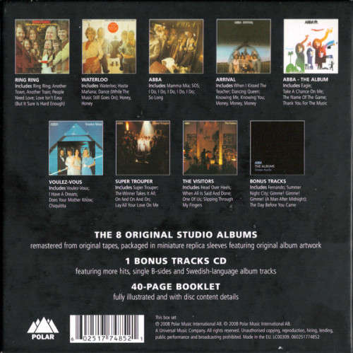 ABBA - The Albums Complete Album Box Set Import