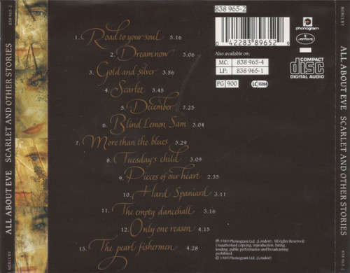 All About Eve - Scarlet & Other Stories CD Import