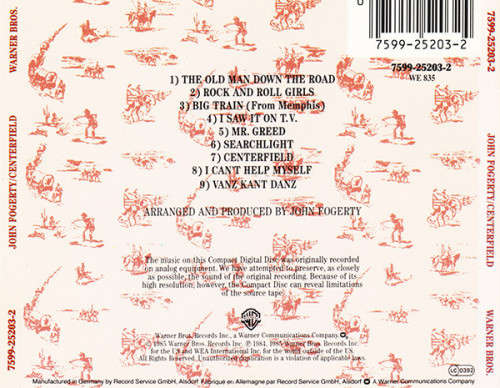 John Fogerty - Centerfield CD Import
