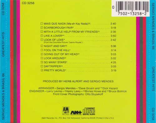 Sergio Mendes and Brasil `66 - Greatest Hits CD Import