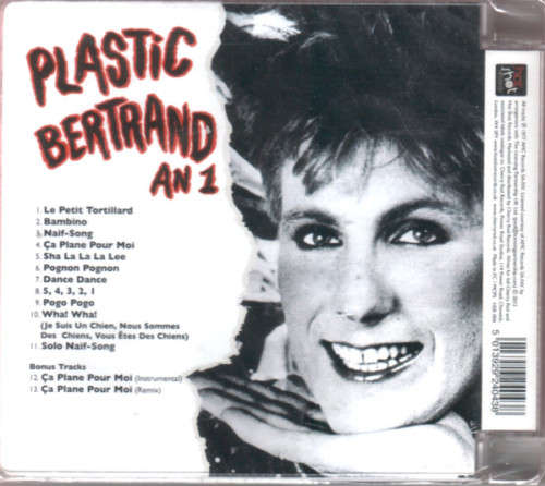 Plastic Bertrand - An 1 CD Import Sealed