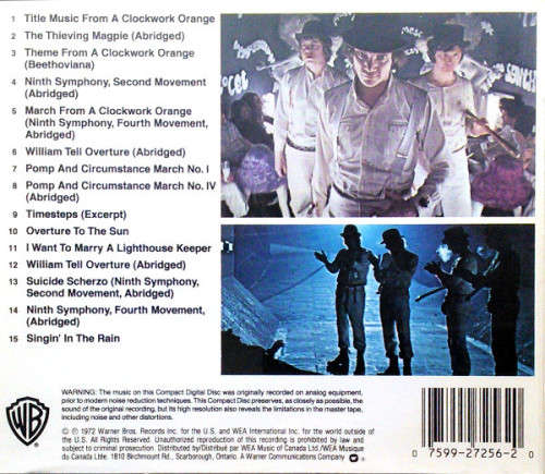 Clockwork Orange - Soundtrack CD Import