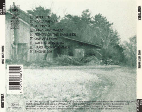 Hooters - One Way Home CD Import