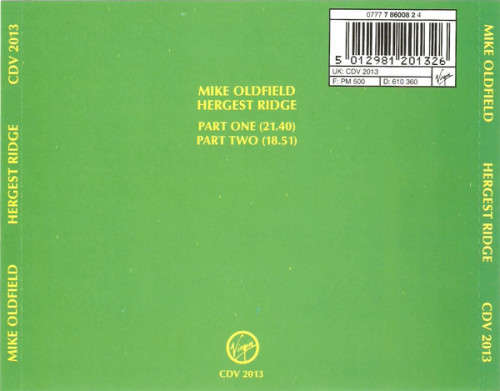 Mike Oldfield - Hergest Ridge CD Import
