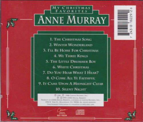Anne Murray - My Christmas Favorites CD Import