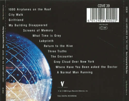 Philip Glass - 1000 Airplanes On the Roof CD Import