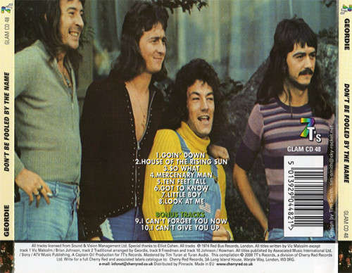 Geordie - Don`t Be Fooled By the Name CD Import