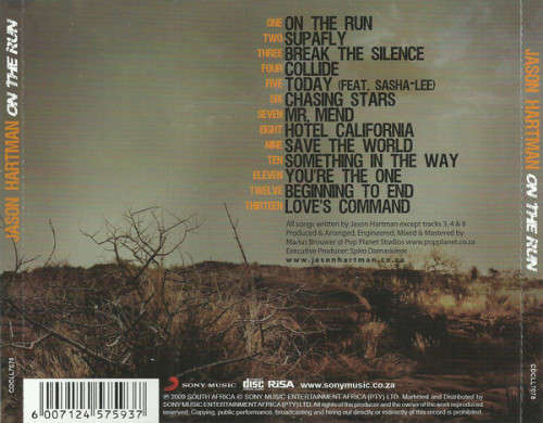 Jason Hartman - On the Run CD