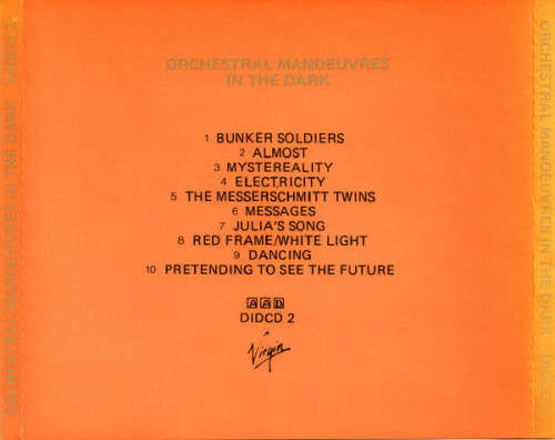 OMD - Orchestral Manoeuvres In the Dark CD Import